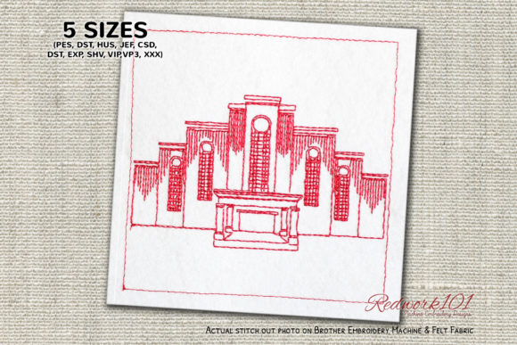 Albuquerque Temple Redwork Review