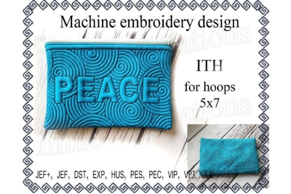 Cosmetic Bag in the Hoop - Peace Review