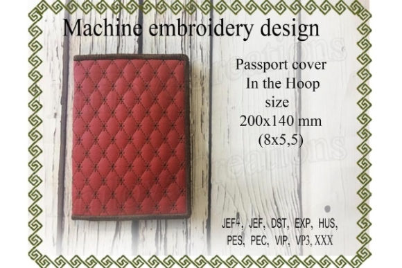 Passport Cover in the Hoop: A Designer’s Review