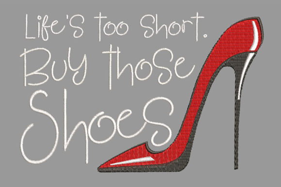 Red Shoes and a Wise Quote: A Holiday Embroidery Review
