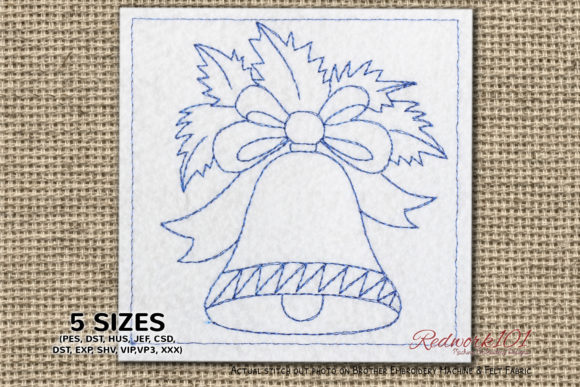 Review: Big Christmas Bell Lineart for Holiday Projects