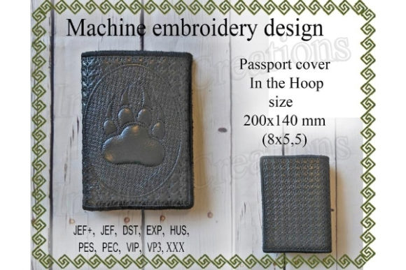 Review: Passport Cover In The Hoop Paw Design