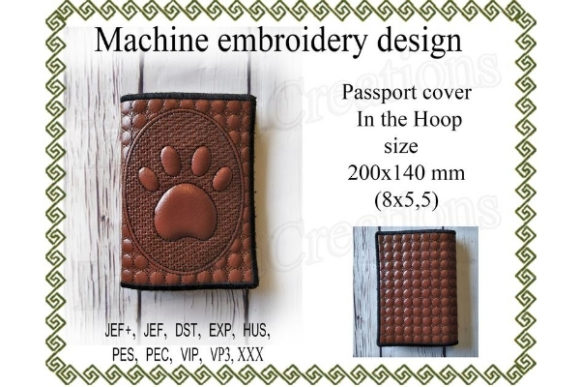 Review: Passport Cover In The Hoop - Paw Design