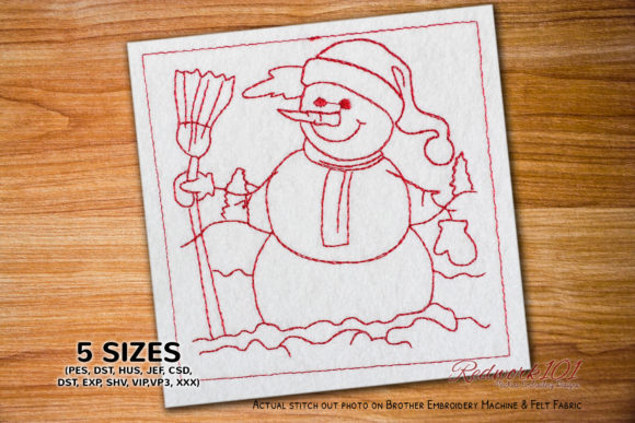 Reviewing Christmas Snowman Bluework for Etsy