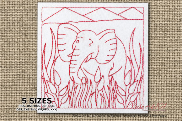 Reviewing Elephant with Grass for Etsy Shops