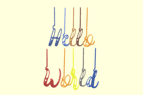 Reviewing Hello World Lettering for Embroidery