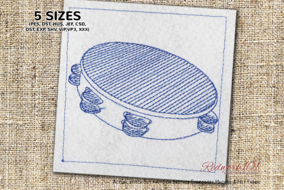 Reviewing the Tambourine Embroidery Design